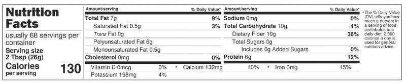 Cereausly Organic Black Chia Seeds in Bulk | 4 Lb | Non-GMO | Kosher | Gluten-Free | Vegan - Image 2